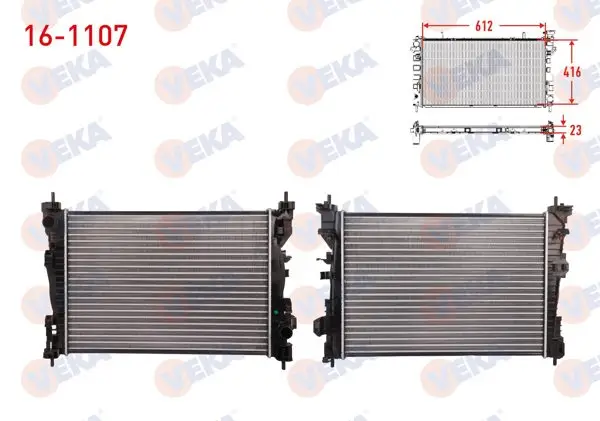 Su Radyatörü Mekanik Alfa Romeo Giulietta (940) 1.4 Tb M-T Ac + /-2010 -