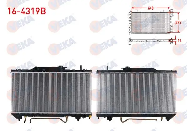 Su Radyatörü Brazing Toyota Carina E (St191) 2.0İ A-T 1992-1997