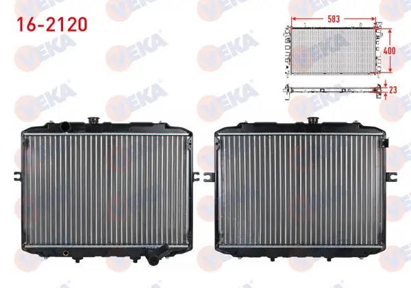 Su Radyatörü Mekanik Hyundai H100 (Kamyonet) 2.5 D M-T Eskı Model 1993-2004