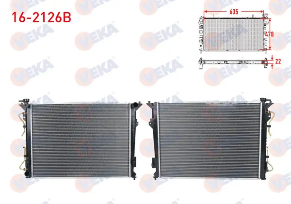 Su Radyatörü Brazing Hyundai Sonata 2.4 A-T 2006 -
