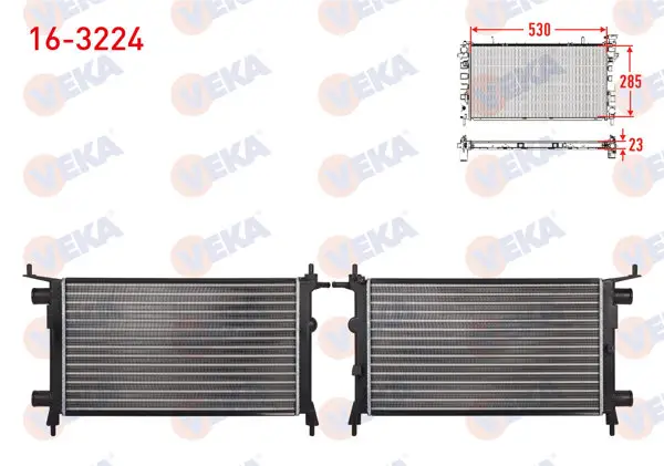 Su Radyatörü Mekanik Opel Corsa B 1.0İ 12V M-T 1993-2000