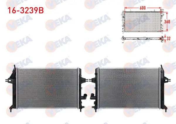Su Radyatörü Brazing Opel Astra G (F69) 1.7 TD M-T 1998-2005