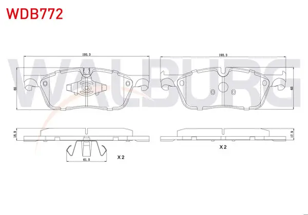 Fren Balata Ön Land Rover Discovery Sport (Lc) 2.0 Td4 2014 -