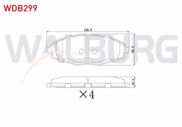 Fren Balata Ön Chevrolet Spark 1.0İ 2005-2010 / Spark 0.8İ 2005-2010 / Daewoo Matız 0.8İ 1998-2005 / Lanos 1.4İ 1997-2005 / Lanos 1.5İ 1997-2005 / Lanos 1.6 16V 1997-2005