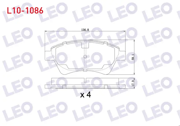 Fren Balata Ön Renault Megane II (Bm0 / 1,Cm0 / 1) 1.5 DCI 2002-2008 / Megane II 1.6İ 16V 2002-2008 / Scenic II (Jm0 / 1) 1.5 DCI 2003-2009 / Scenic II 1.6İ 16V 2003-2009