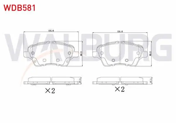 Fren Balata Ön Ford Tourneo Courıer 1.5 TDCI 2014-/ 1.6 TDCI 2014-/ B-Max 1.6 TDCI 2012-/ Fiesta VII 1.4 TDCI 2012-/ Transit Courıer 1.0 2014-/ B-Max 1.5 TDCI 2012 -