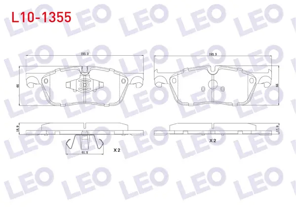 Fren Balata Ön Land Rover Discovery Sport (Lc) 2.0 Td4 2014 -