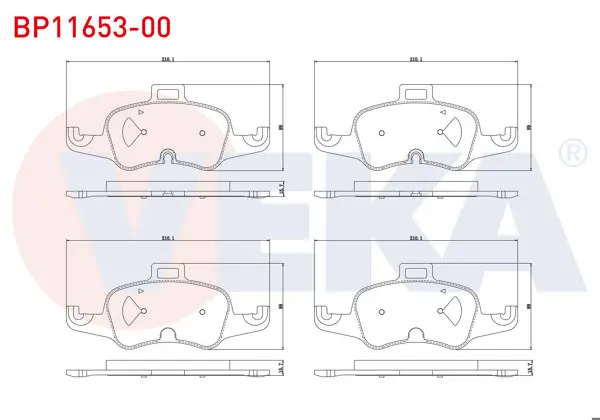 Fren Balata Ön Audi Tt (Fv3) 2.0 TFSI 2013 -