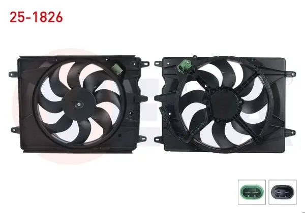 Fan Motoru (Su + Klima) Tekli Fanlı Rezistanslı Fiat Egea 1.4 16V 95 Hp 2015 -