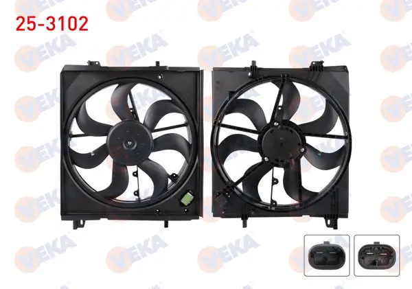 Fan Motoru Renault Kadjar 1.5 DCI 2015-/ Nissan Qashqai 1.5 DCI 2013 -