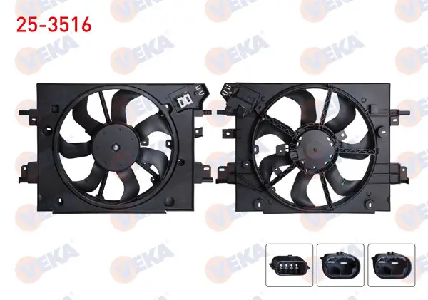 Fan Motoru Su Radyatörü Davlumbazlı Tekli Fanlı Rezistanslı Dacia Duster 1.5 DCI, 1.3 TCE 4X4 2012 -