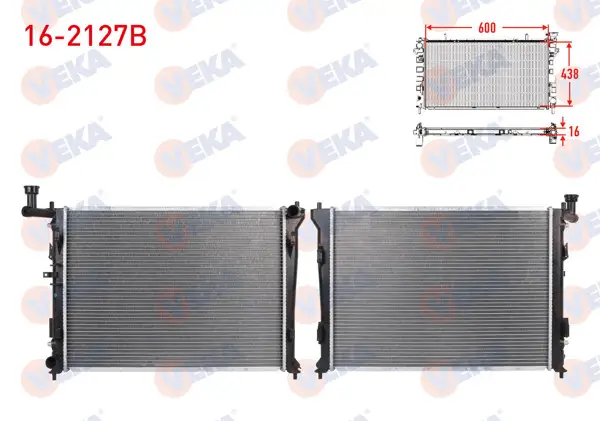Su Radyatörü Brazing Hyundai i30 (Fd) 1.6İ A-T 2007-2011