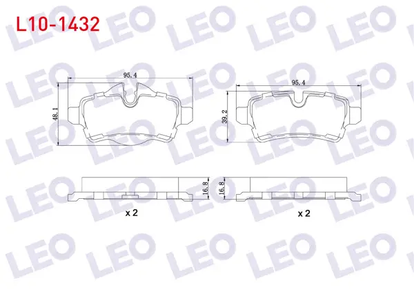 Fren Balata Arka Mini Clubman (R55) 1.6 D 2007 -