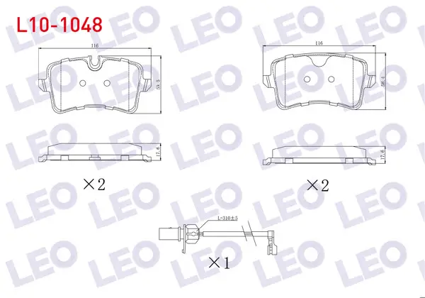 Fren Balata Arka Fişli Audi A6 (4G2,C7) 2.0 TFSI 2010-/ 3.0 TDI 2010-/ 2.0 TDI 2010-/ A7 (4Ga) 2.8 FSI 2010-/ 3.0 TDI 2010-/ A8 (4H_) 3.0 TFSI 2009-/ 3.0 TDI 2009-/ Porsche Macan (95B) 2.0 2014 -