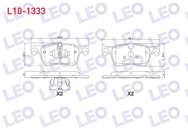 Fren Balata Ön Citroen C4 Picasso II 1.6 HDI 2013-/ C4 Picasso II 1.6 VTI 2013 -