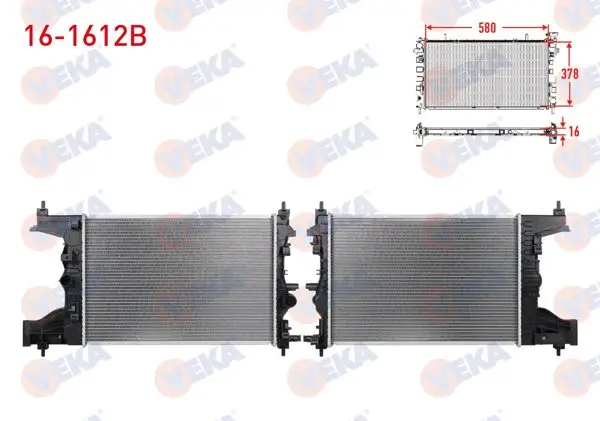 Su Radyatörü Brazing Opel Astra J 1.6İ M-T 2009-2016