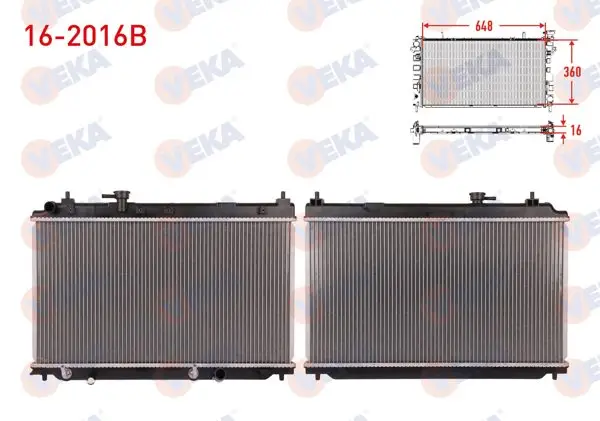 Su Radyatörü Brazing Honda City (Gd) 1.3İ A-T Ac + /-2003-2008