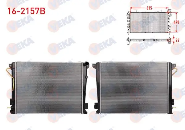 Su Radyatörü Brazing Hyundai Sonata V 2.0 CRDI A-T Ac + /-2005-2010