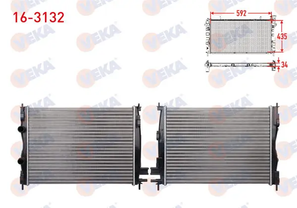 Su Radyatörü Mekanik Nissan Qashqai (J10) 1.5 DCI M-T 2007-2014