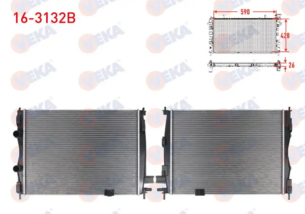 Su Radyatörü Brazing Nissan Qashqai (J10) 1.5 DCI M-T 2007-2014