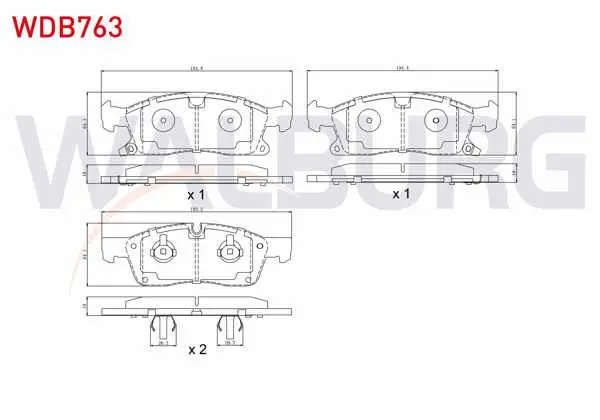 Fren Balata Ön Ikazlı Jeep Grand Cherokee IV (Wk,Wk2) 3.0 Crd 4X4 2010 -