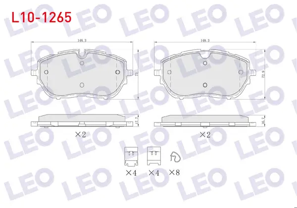 Fren Balata Ön Ikazlı Peugeot 308 II 1.6 HDI 2014-/ Ds 4 II 1.6 2021-/ Opel Astra L 1.2-1.5 D 2021 -