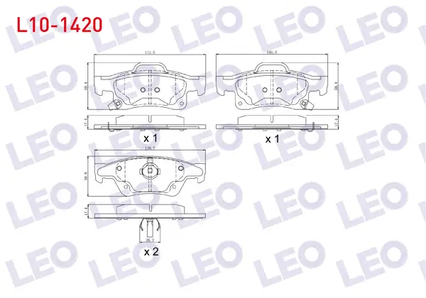 Fren Balata Arka Ikazlı Jeep Grand Cherokee IV (Wk,Wk2) 3.0 Crd 4X4 2010 -