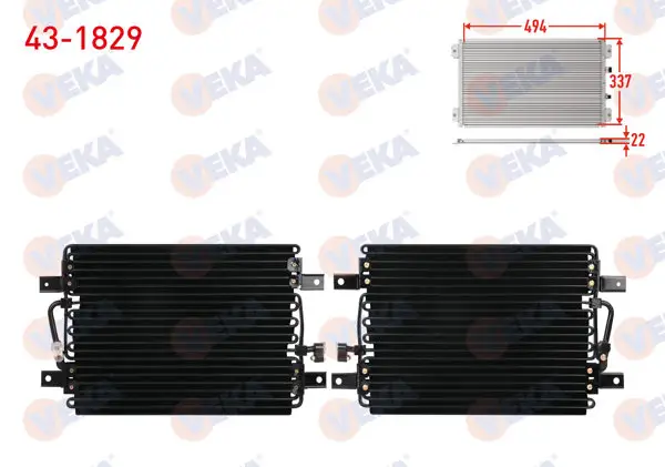 Klima Radyatörü Fiat Albea 1.4 2003-2007