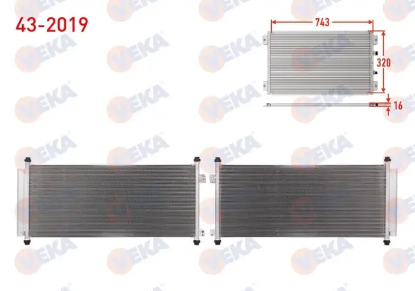 Klima Radyatörü Honda Jazz III (Ge) 1.4İ 2008-2012