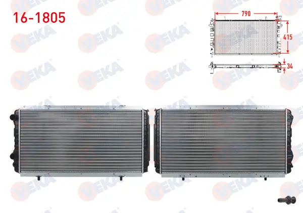 Su Radyatörü Mekanik Fiat Ducato (244) 2.0 JTD M-T 2002-2006