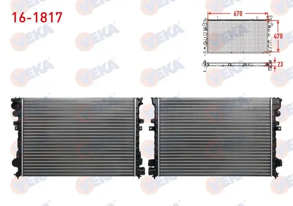 Su Radyatörü Mekanik Fiat Scudo (220P) 1.9 TD M-T 1996-2006