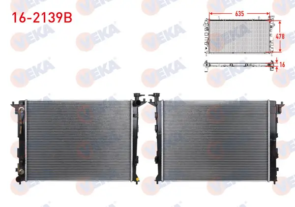 Su Radyatörü Brazing Hyundai Ix35 (Lm) 1.6 GDI A-T Ac + /-2010 -