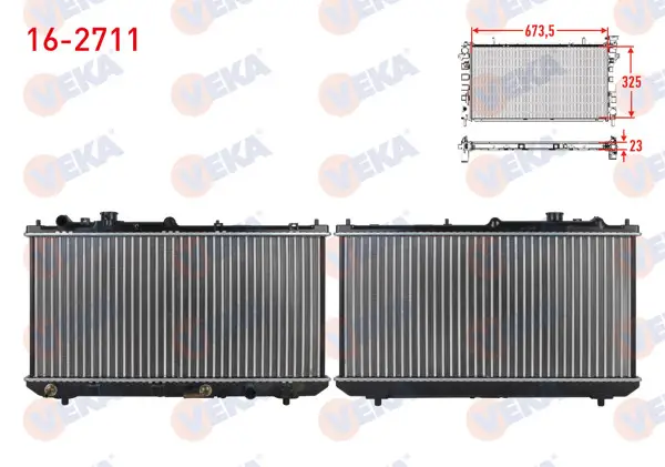 Su Radyatörü Mekanik Mazda 323 1.5 A-T 1998-2000