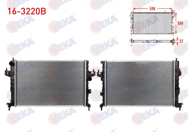 Su Radyatörü Brazing Opel Corsa C 1.7 Dtı M-T 2000-2006