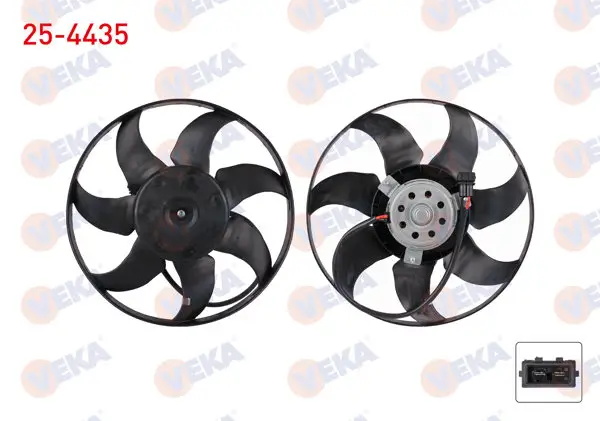 Fan Motoru Su Radyatörü Volkswagen Transporter IV (70Xb,70Xc,7Db,7Dw) 2.5 TDI Cap 345mm 1990-2003