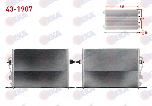 Klima Radyatörü Ford Mondeo II 1.6İ 16V 1996-2000