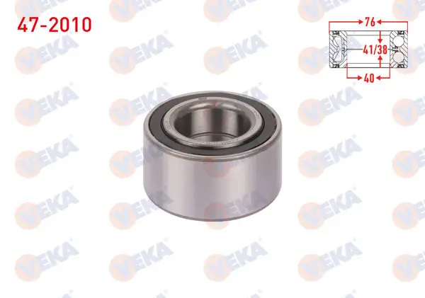 On Tekerlek Rulmanı Sol-Sağ 40X76x41 / 38 Honda Accord III 1985-1989 / Prelude III 1987-1992 / Mazda 6 2002-2007
