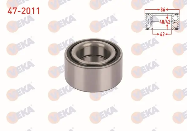 On Tekerlek Rulmanı Sol-Sağ ABS Okuyuculu 48X86x40 / 42 Honda Civic Ix 1.6 I-Dtec 2012-2016 / Accord VII 2.0 16V-2.4 2003-2008
