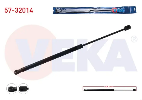 Bagaj Amortisörü 508mm / 550N Opel Astra F Statıon Wagon 1991-1998