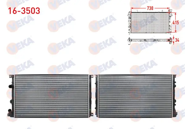 Su Radyatörü Mekanik Renault Master II (Fd) 1.9 DCI M-T 1998-2003
