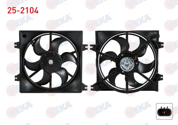 Fan Motoru Su Radyatörü Hyundai Accent II (Lc) 1.3 Davlumbazlı 2000-2005