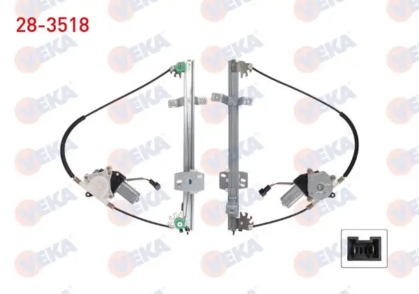 Cam Krıkosu Elektrikli Telli Sol Ön Renault R9 1.4-1.6 1985-2000 / R11 Flash 1.7 1987-1995
