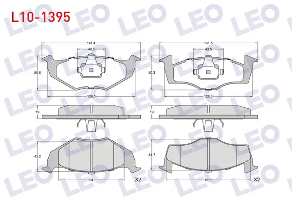 Fren Balata Ön VW Polo (6N1) 1.4 1994-1999 / Polo 1.6İ 1994-1999 / Lupo 1.4 1998-2005 / Polo Classic 1.4 1995-2001 / 1.6 1995-2001 / Polo (6N1) 1.4İ 16V 1994-1999 / Polo (6N1) 1.4 TDI 1994-1999
