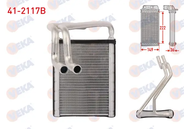 Kalorifer Radyatörü Brazing Hyundai Sonata V 2.0 CRDI 2005-2010
