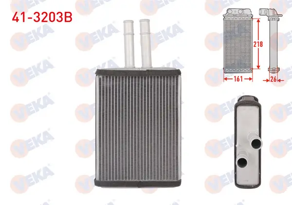 Kalorifer Radyatörü Brazing Opel Vectra B 1.6İ Borulu 1995-2003