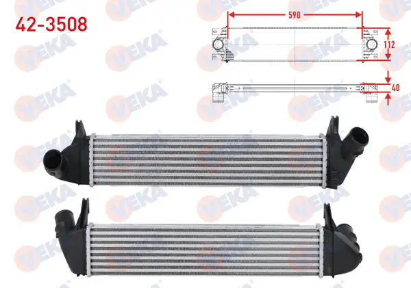 Turbo Radyatörü (Intercooler) Dacia Logan (Ls) 1.5 DCI 2004-2012