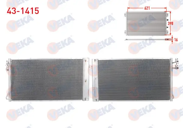 Klima Radyatörü BMW 3 Serisi (E90) 318 D-320 D-320 X Drıve-325 D 2005-2011 / 1 Serisi (E87) 116 D-118 D-120 D 2003-2012