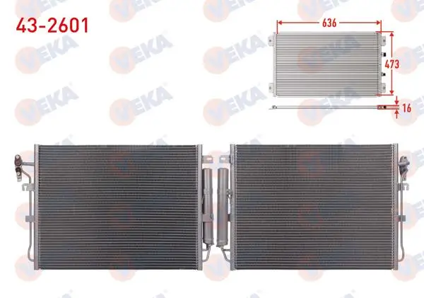 Klima Radyatörü Land Rover Discovery III (Taa) 2.7 V6 TDI 2004-2010