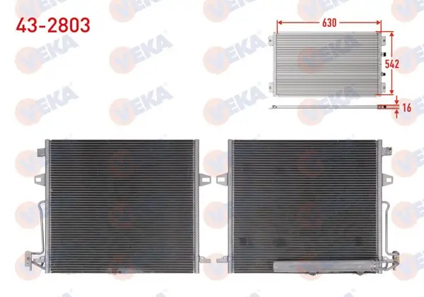 Klima Radyatörü Mercedes M Serisi (W164) Ml 320 CDI 2005-2011