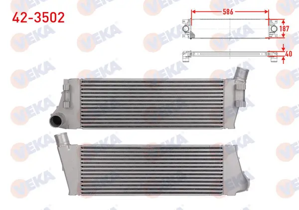 Turbo Radyatörü (Intercooler) Renault Megane II (Bm0 / 1,Cm0 / 1) 1.5 DCI 2002-2008